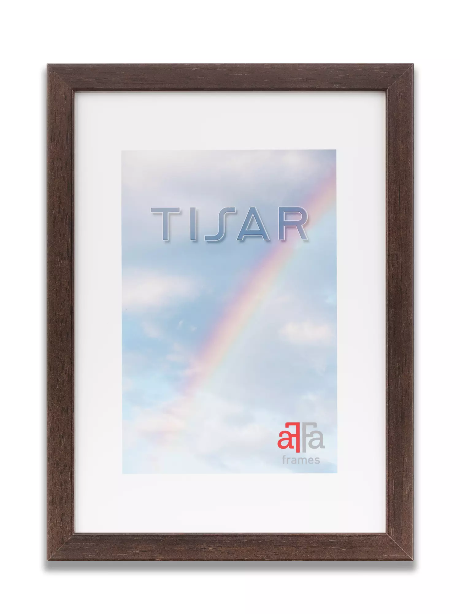 Ramka na zdjęcia Tisar 18x24 cm, brązowa - Papiernicze i szkolne
