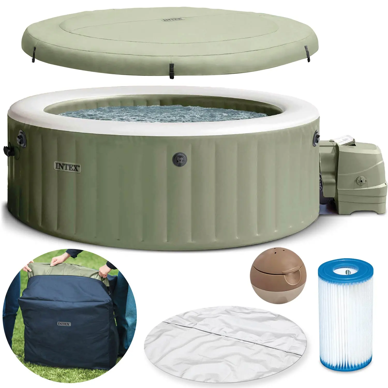 Dmuchane SPA z hydromasażem 4 osobowe INTEX 28426NP - Elektronika i akcesoria