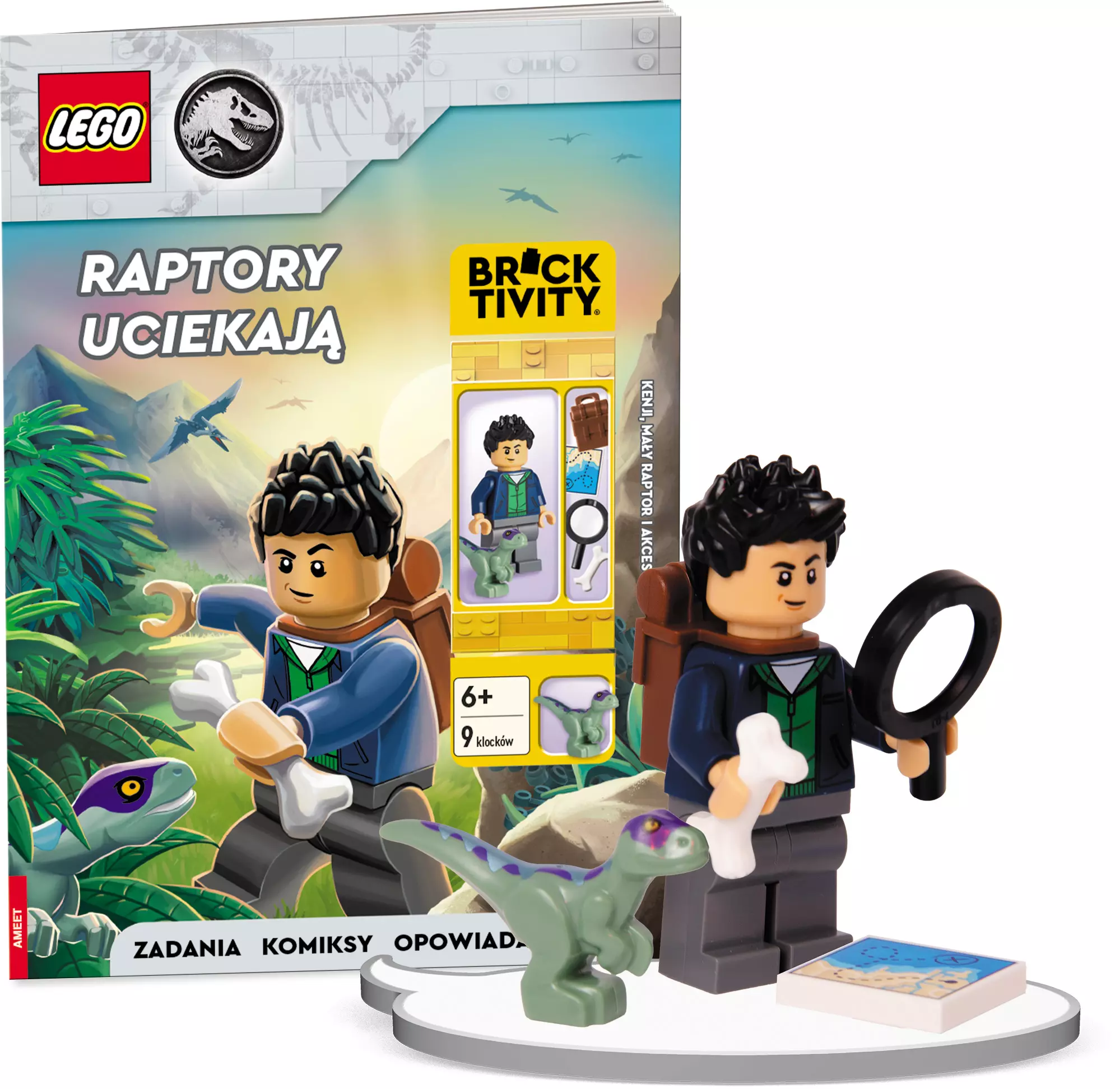 LEGO Jurassic World. Raptory uciekają - Książki