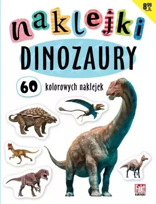 Naklejki. Dinozaury - Książki