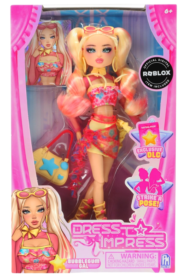 Dress To Impress. Lalka Bubblegum Gal - Zabawki