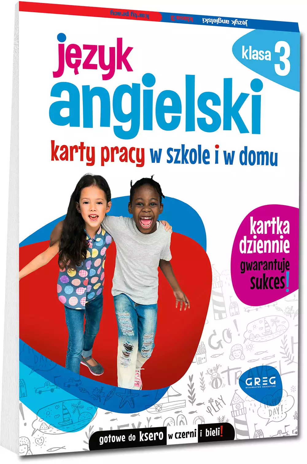 Język angielski. Karty pracy w szkole i w domu. Klasa 3 - Książki