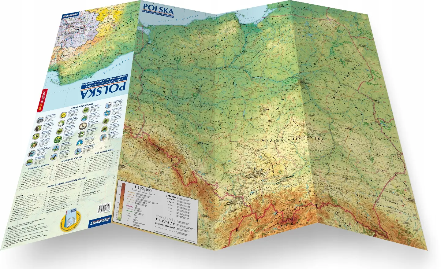 Comfort!map Polska XXL 1:1 000 000 - Książki