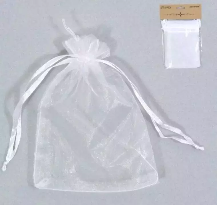 Woreczki organzowe białe 10x15cm - Zabawki