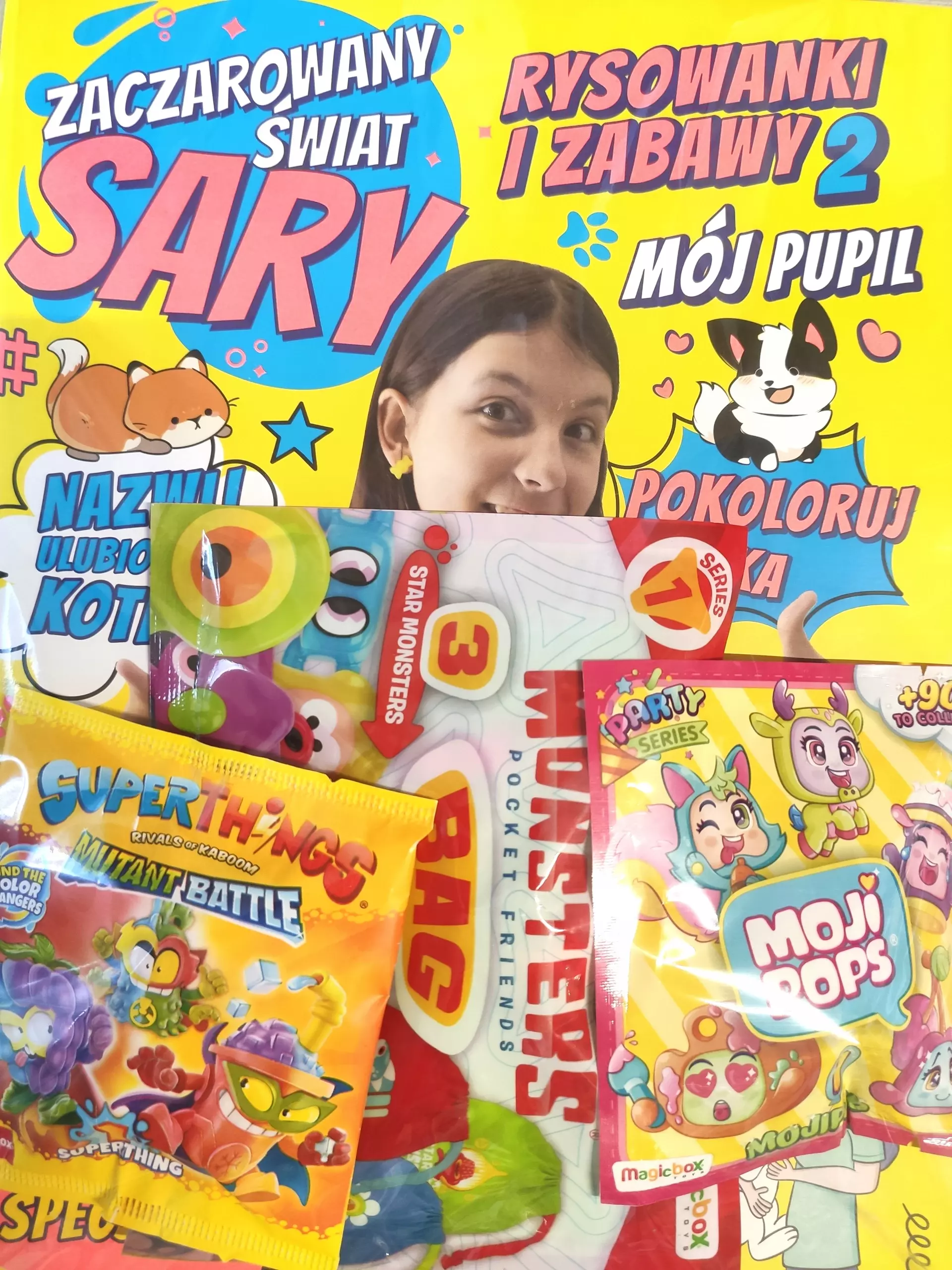 Zaczarowany świat Sary. Rysowanki i zabawy 2. Mój pupil - Książki