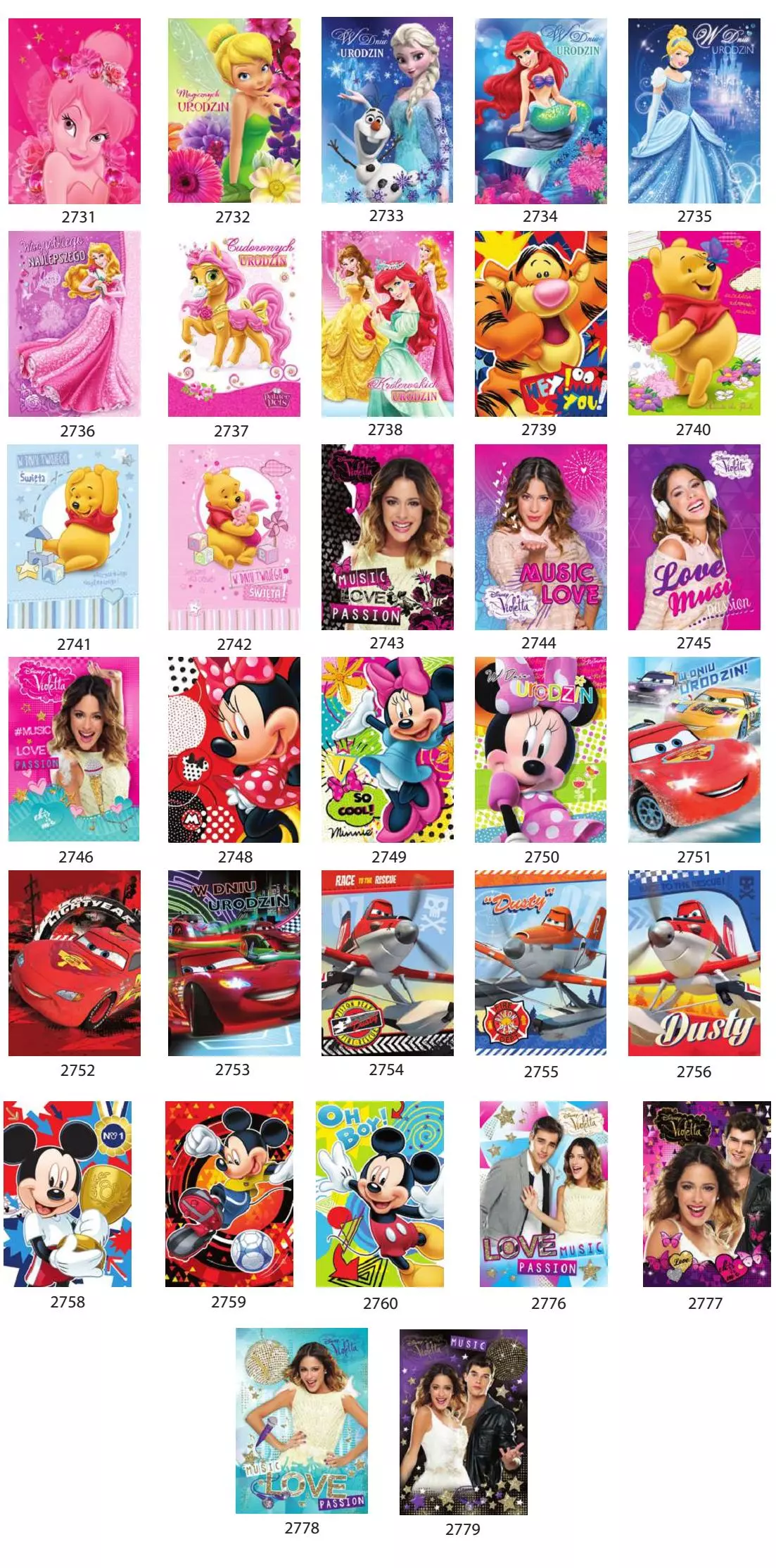 Karnet z bohaterami Disneya, mix wzorów - Papiernicze i szkolne