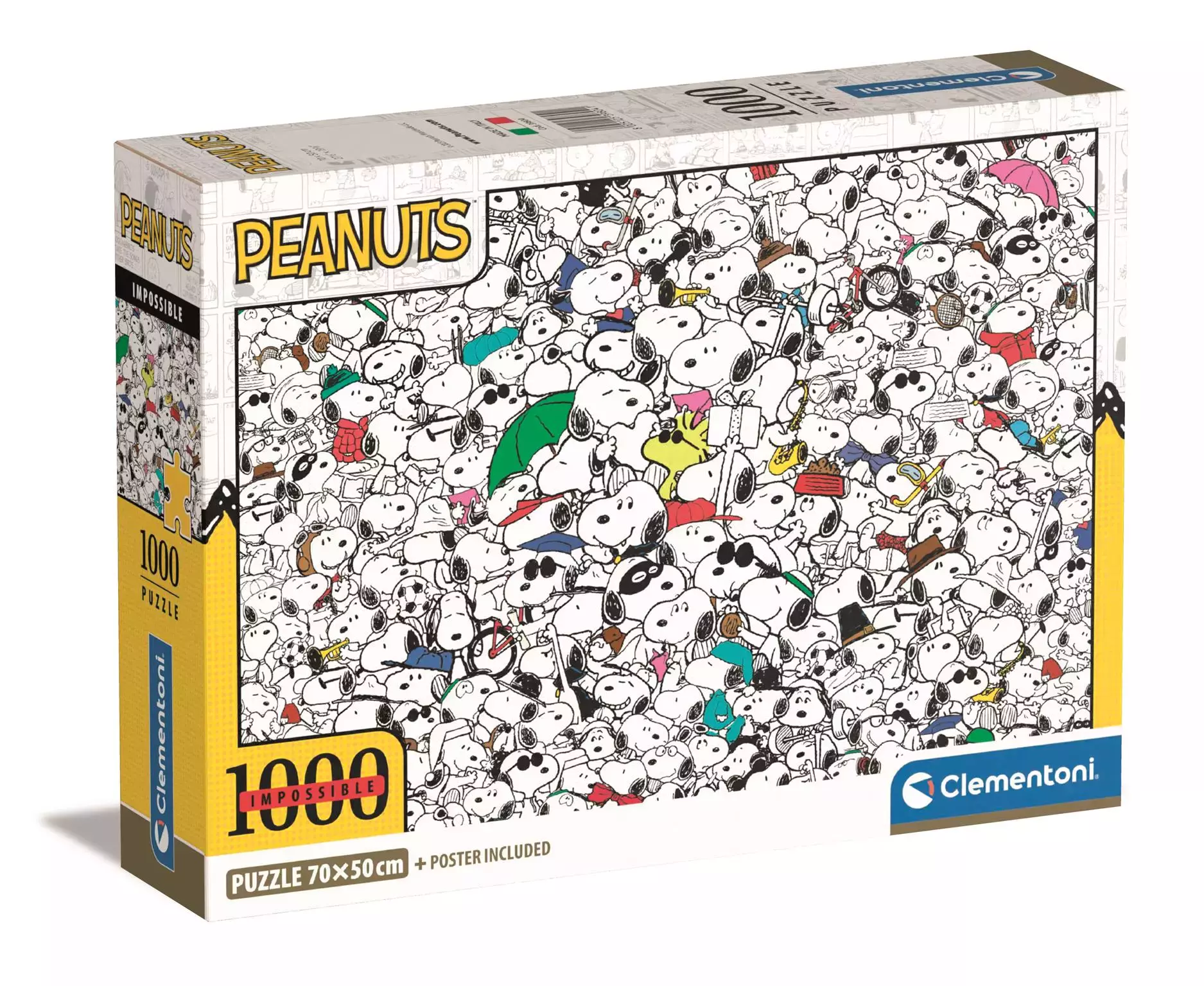 Clementoni Puzzle 1000el Compact Impossible Peanuts 39804
