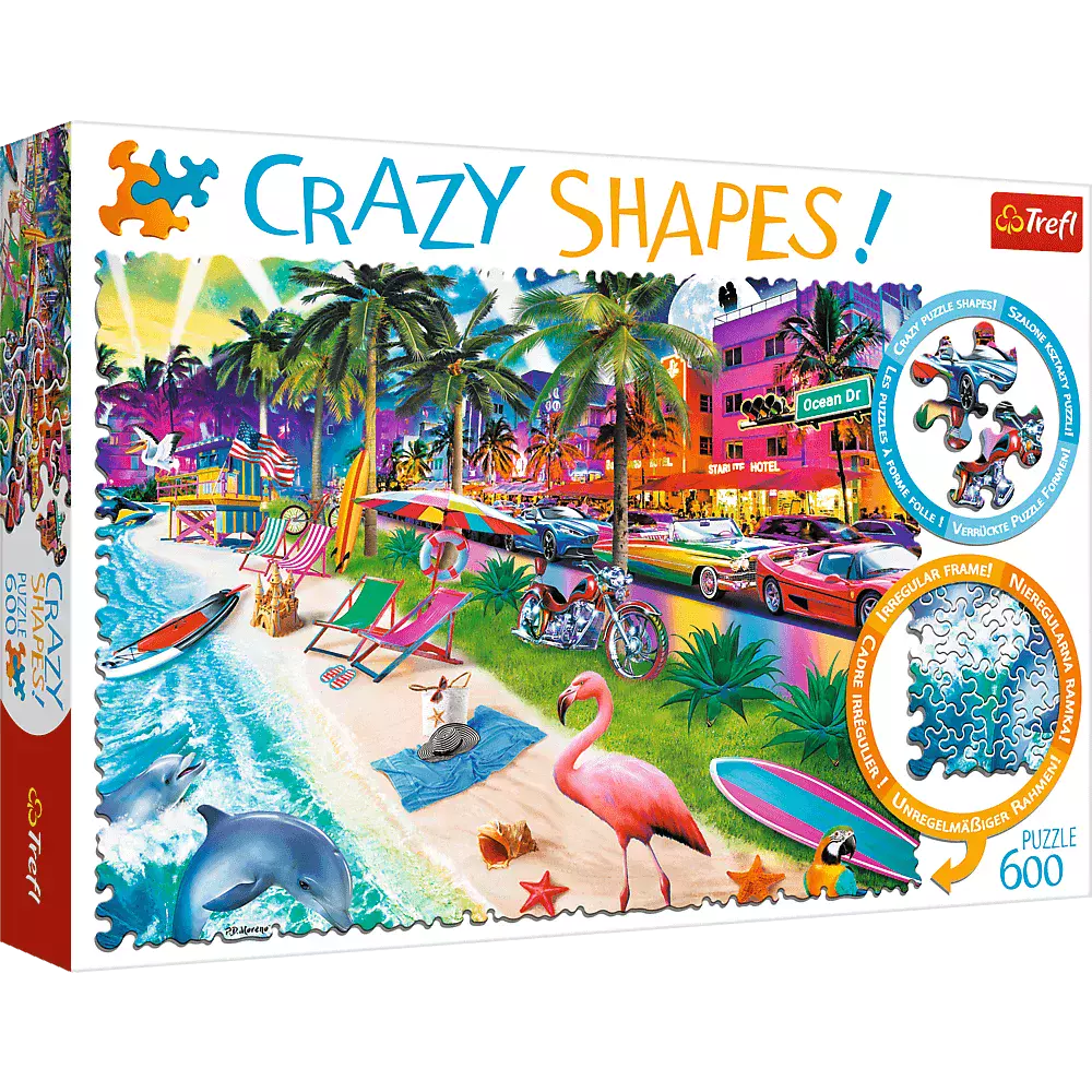 Puzzle 600 elementów. Plaża w Miami