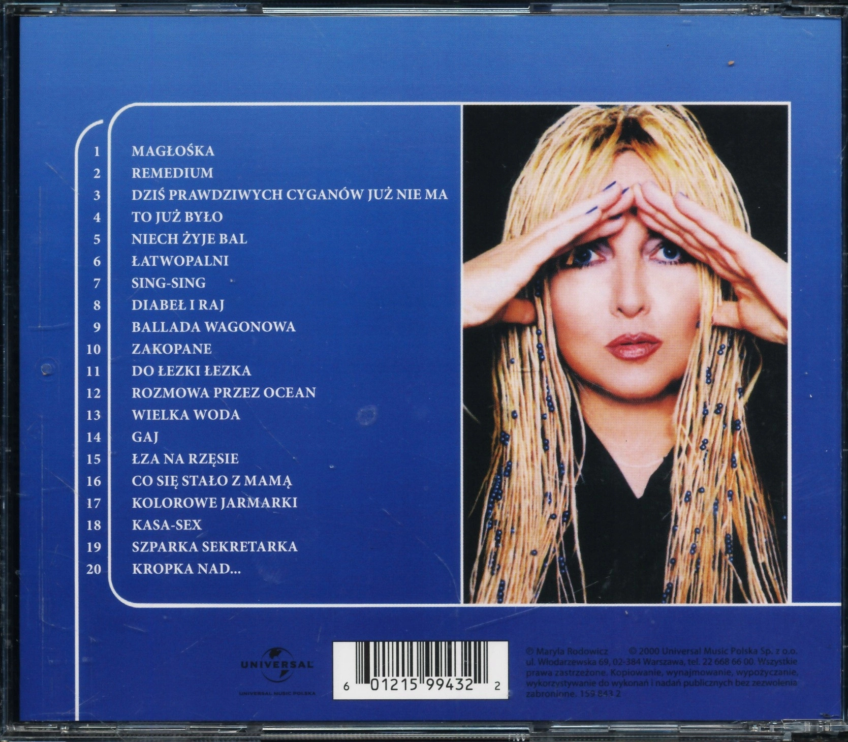 Niebieska Maryla, CD - Muzyka