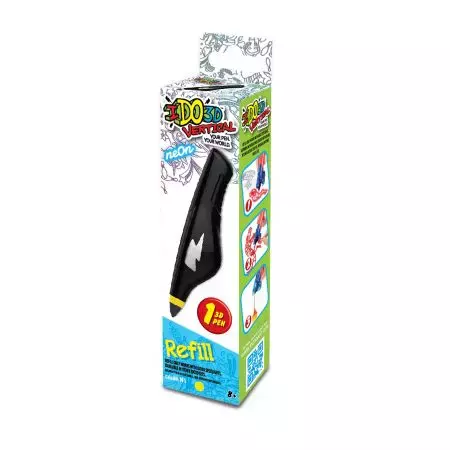 Wkład do długopisu IDO 3D Vertical, neon - Papiernicze i szkolne