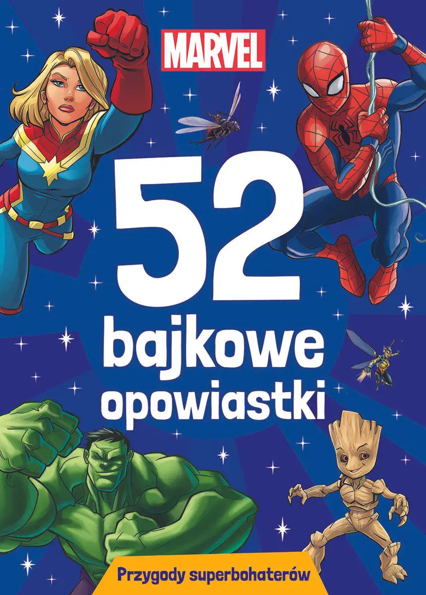 52 bajkowe opowiastki. Przygody superbohaterów. Marvel - Książki