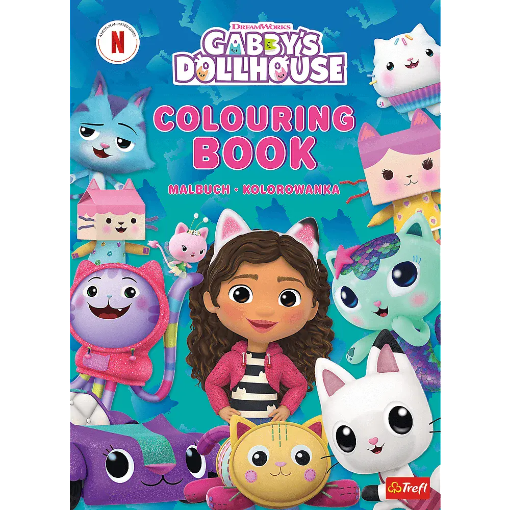 Koci Domek Gabi. Kolorowanka - Książki