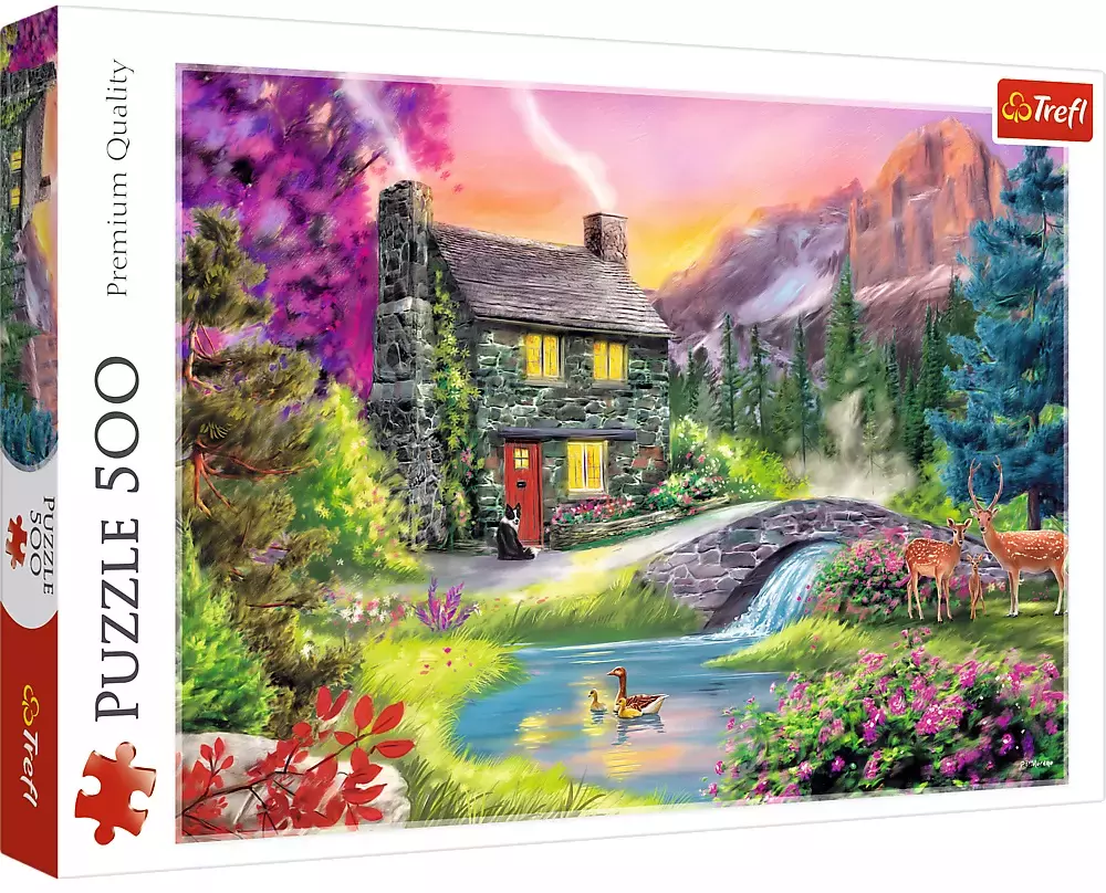 Puzzle 500 elementów. Górska sielanka - Puzzle