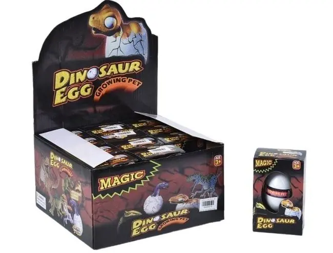 Rosnący dinozaur MIX - Zabawki