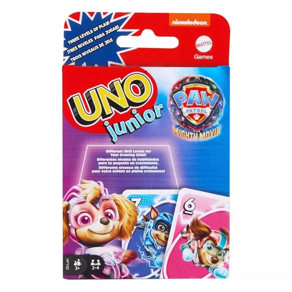 Mattel. HPY62 Uno Junior. Psi Patrol - Gry