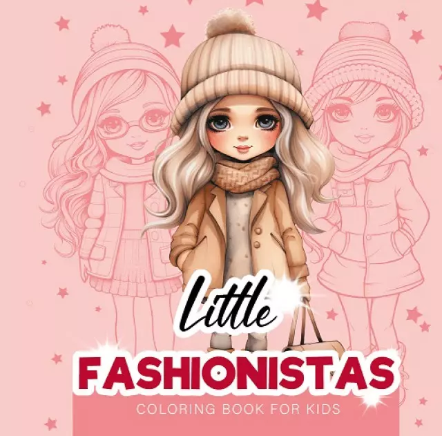 Kolorowanka usztywniana Little Fashionistas Małe projektantki - Zabawki