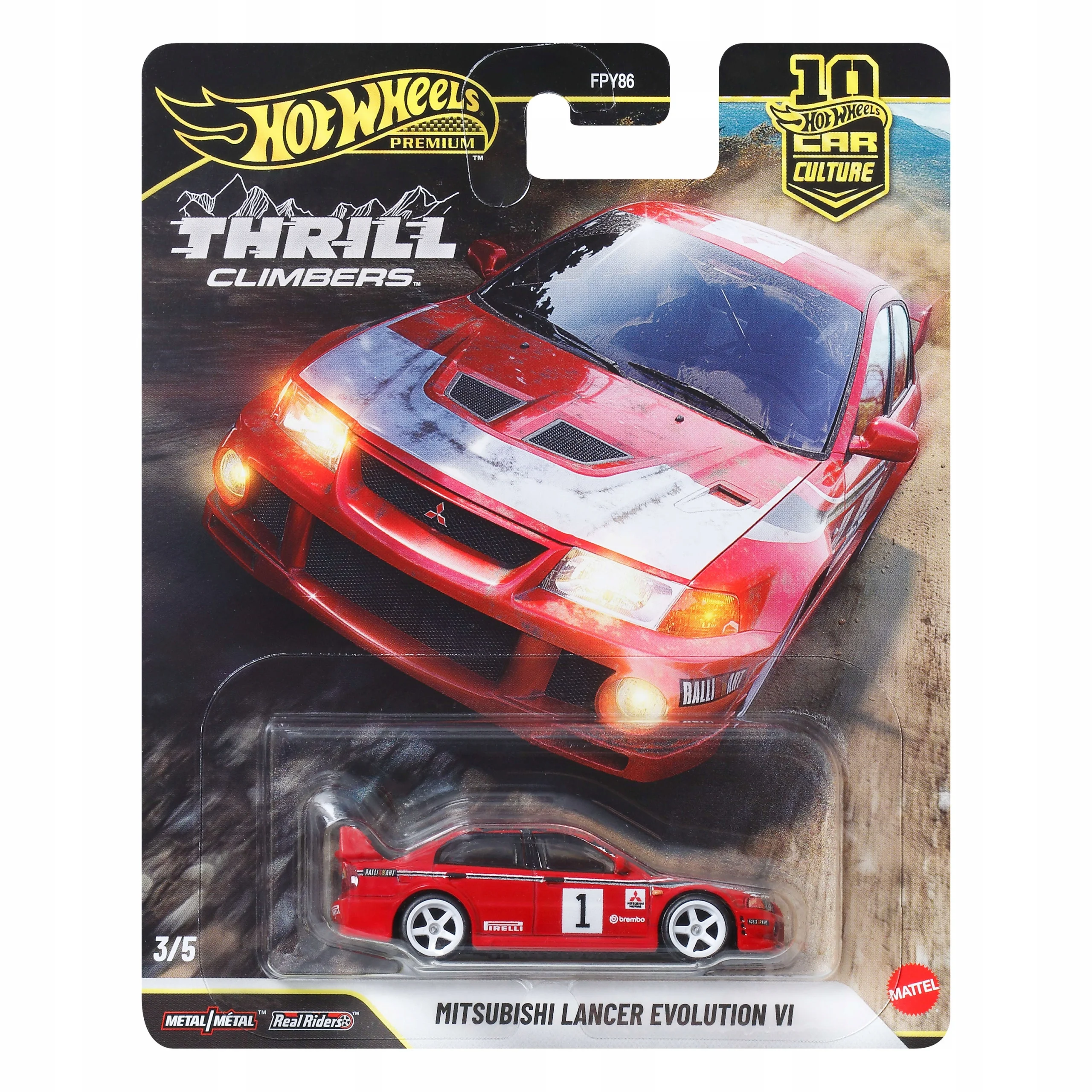 HOT WHEELS PREMIUM CAR CULTURE THRILL CLIMBERS JKF19 - Zabawki