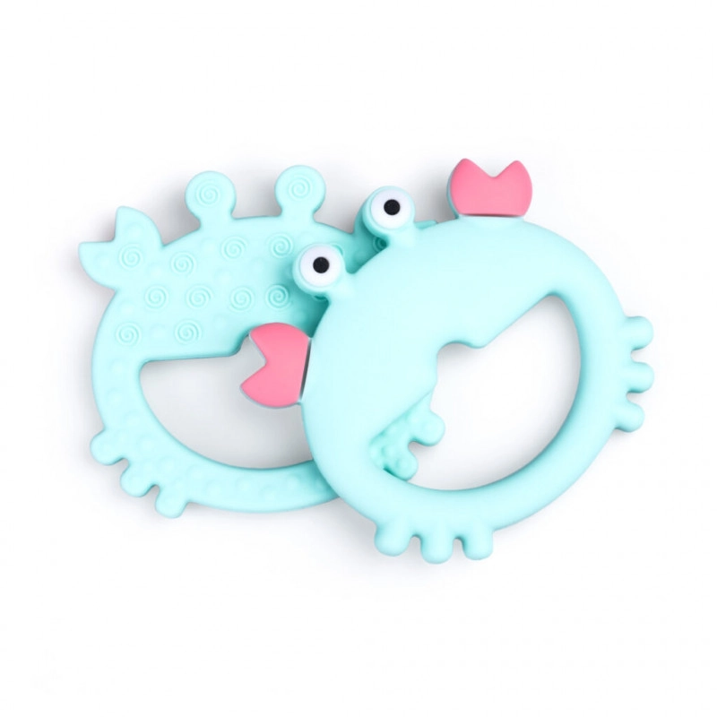 Gryzak silikonowy. Krab - Zabawki