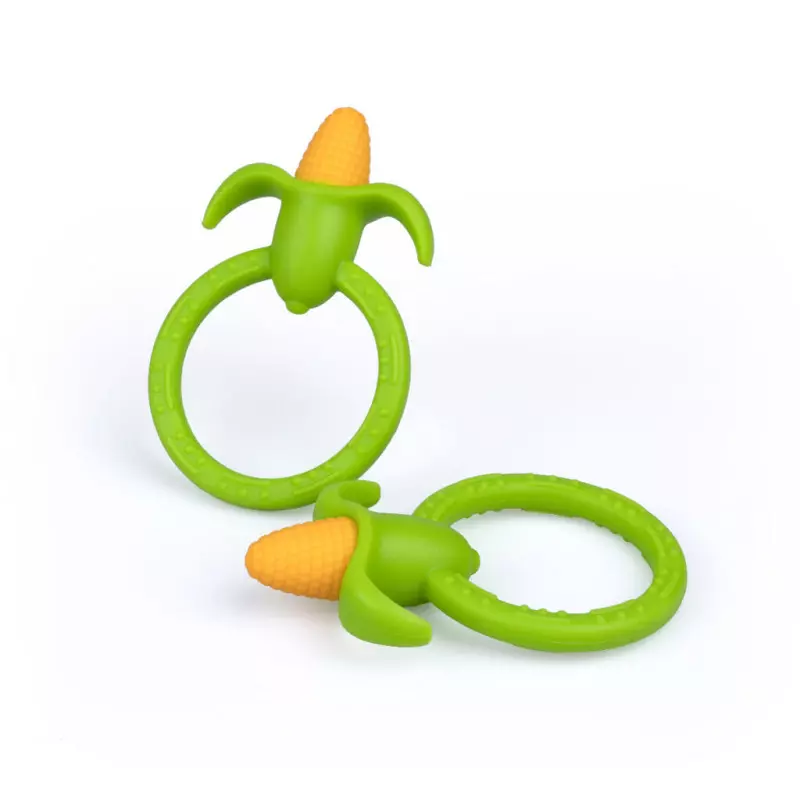 Gryzak silikonowy. Kukurydza - Zabawki