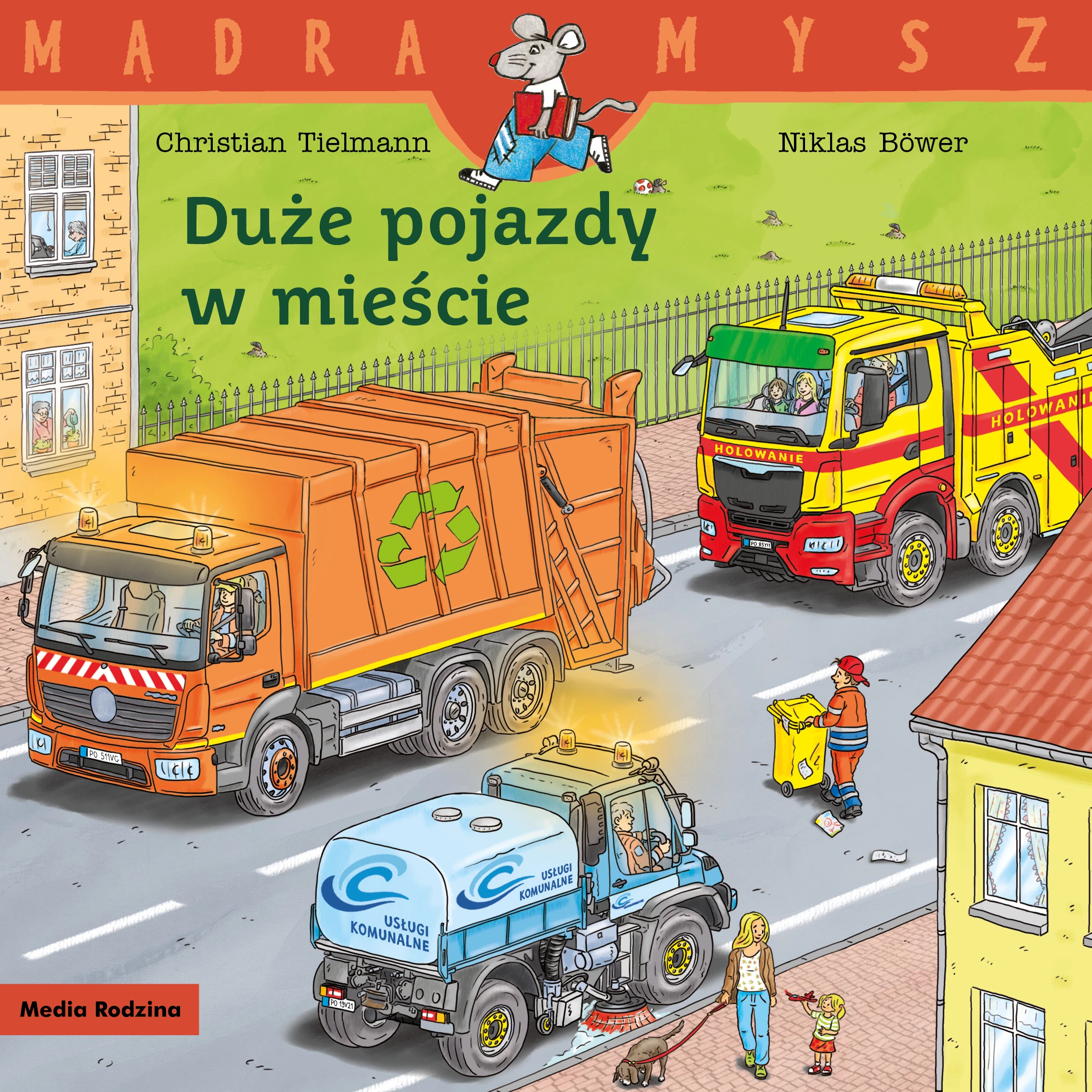 Mądra mysz. Duże pojazdy w mieście - Książki