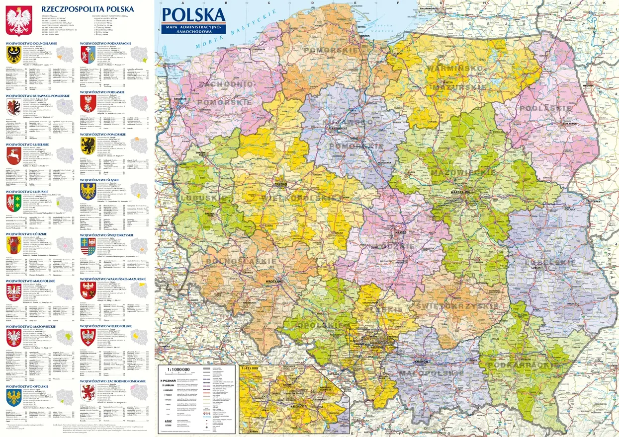 Comfort!map Polska XXL 1:1 000 000 - Książki