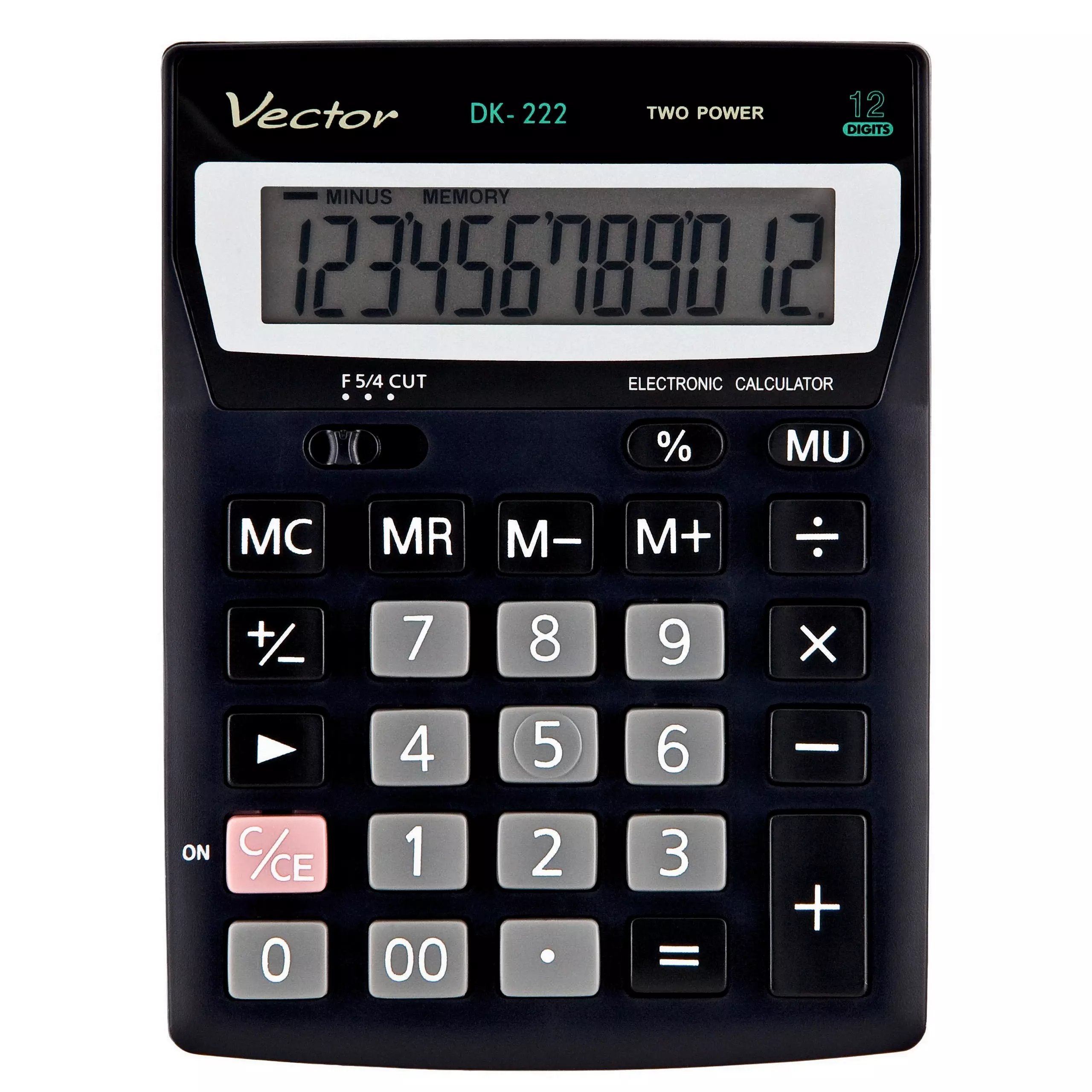 Kalkulator biurowy Vector DK-222 - Papiernicze i szkolne