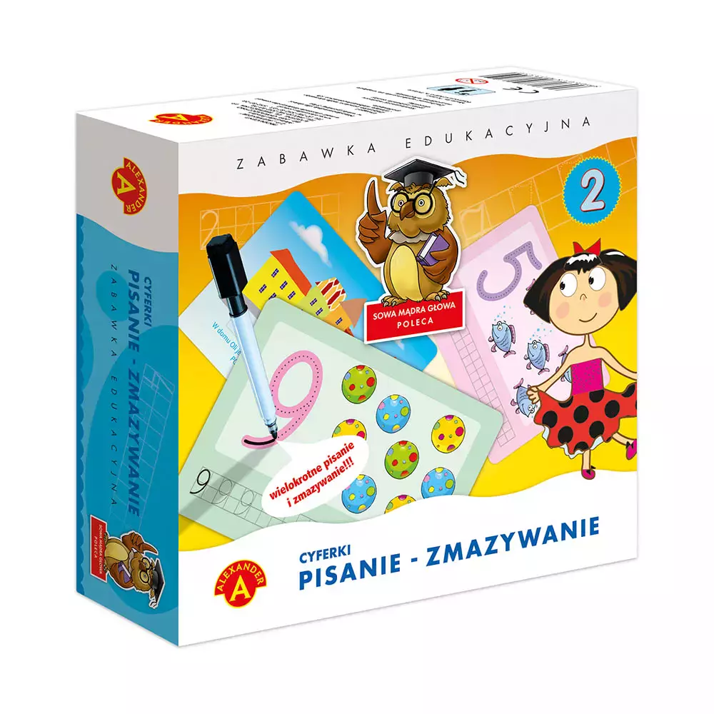 Cyferki. Pisanie – zmazywanie. Część 2 - Gry