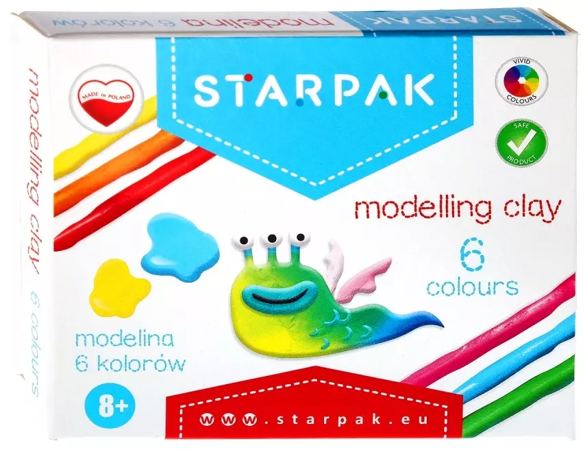 Modelina 6 kolorów - Starpak