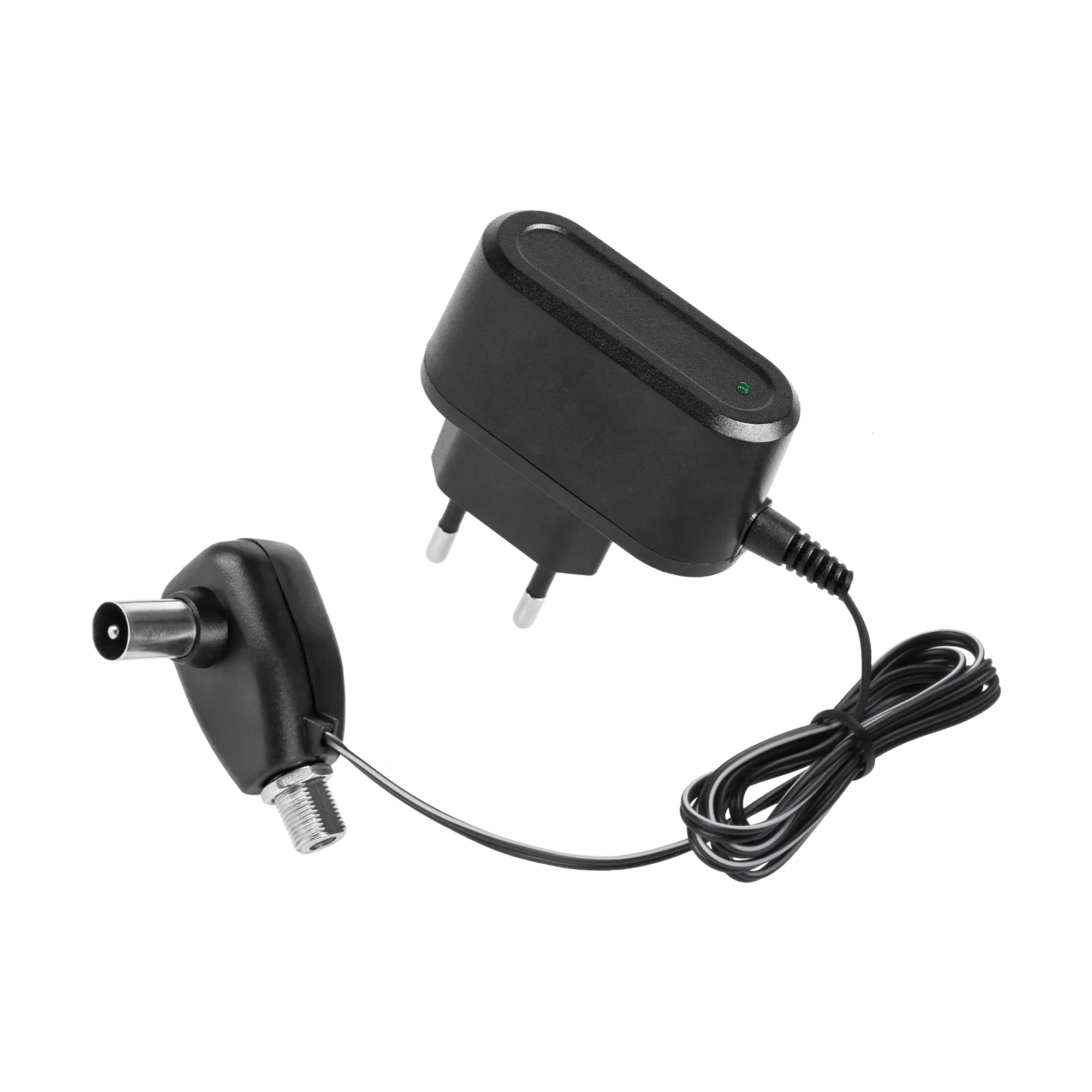 Zasilacz antenowy elektroniczny z gniazdem "F" 12V 300mA - Elektronika i akcesoria