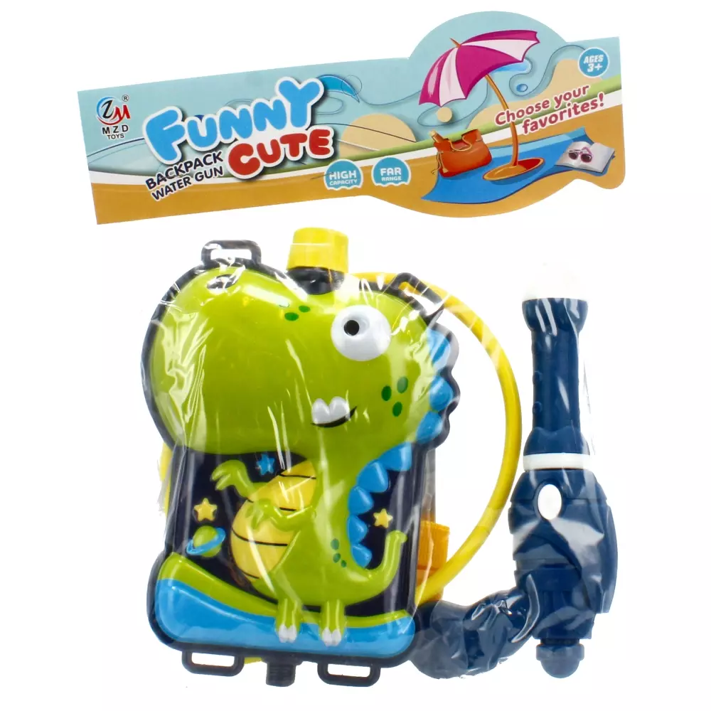 Pistolet Na Wode Dino Plecak 27x33x7 Mc Pbh48/96 - Zabawki