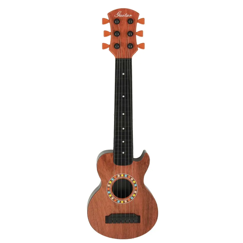 Gitara klasyczna dla dzieci drewniana 6 strun 18 cali 46,5cm - Zabawki