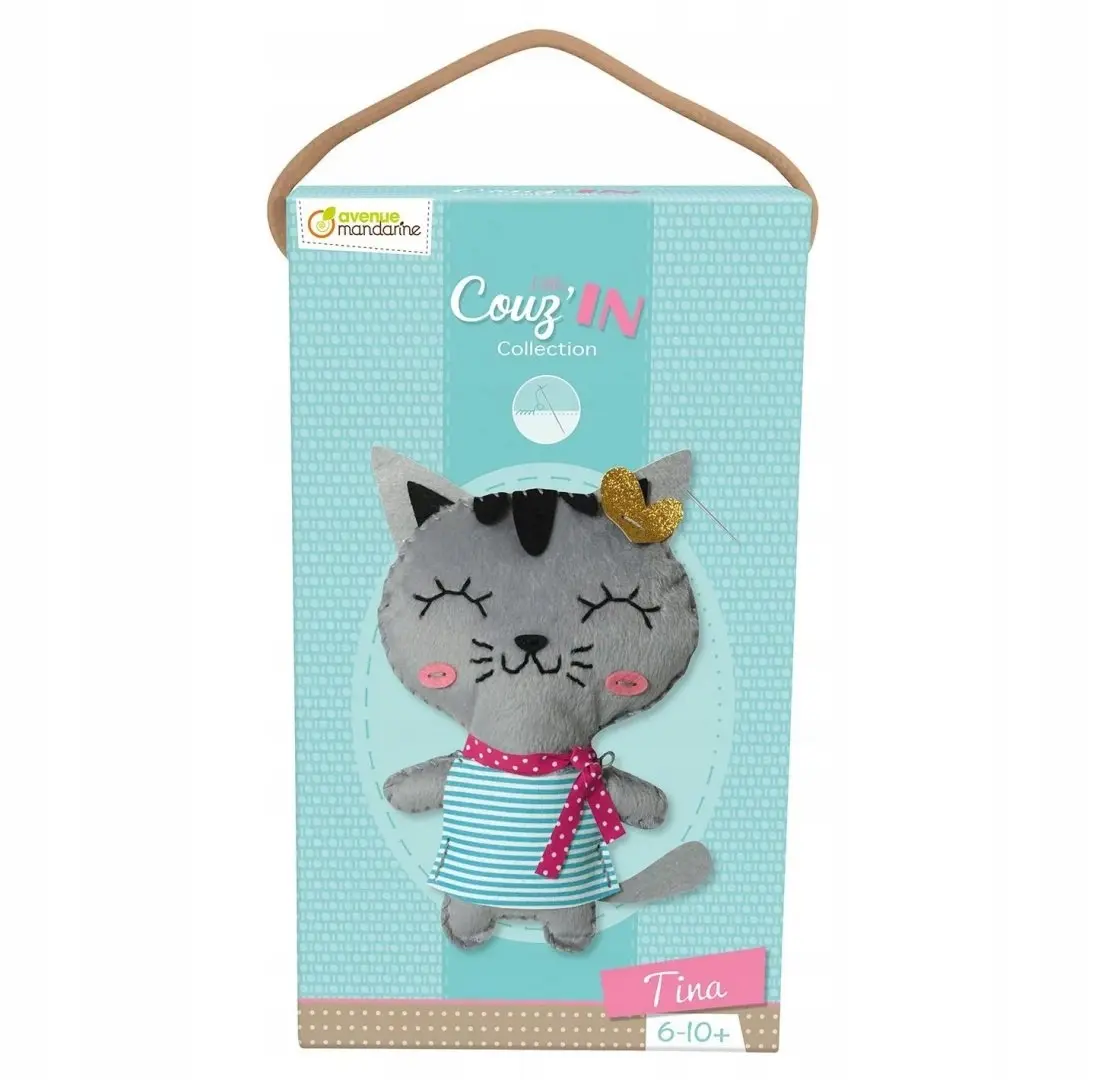 Zestaw Maskotka do szycia Kotka Tina - Zabawki