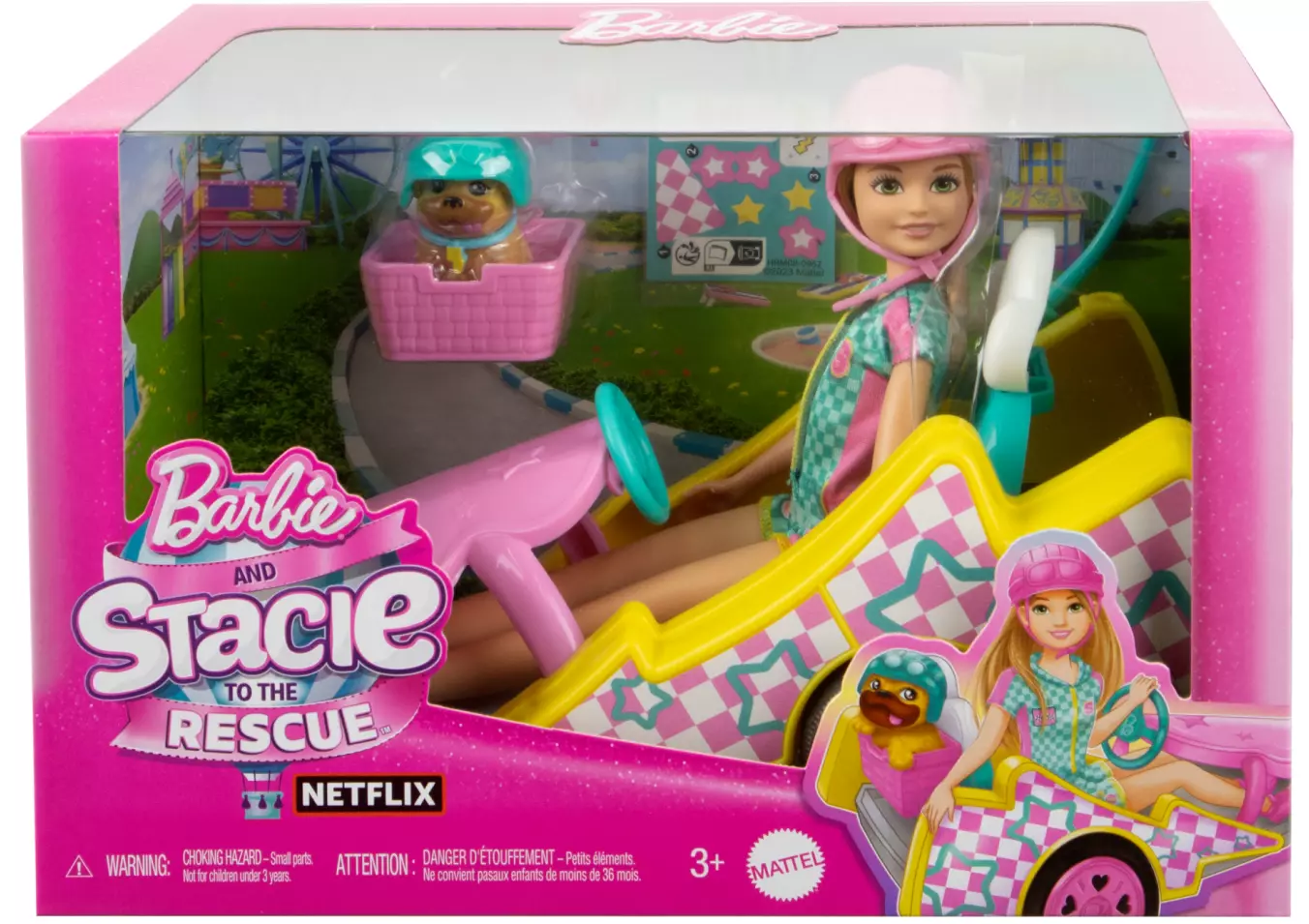 Barbie. HRM08 Gokart Stacie - Zabawki