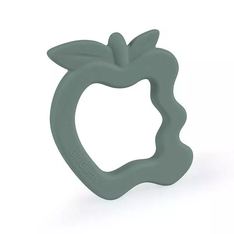 Gryzak silikonowy GiliGums, jabłko - Zabawki