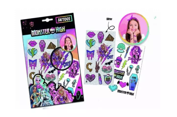 Monster High tatuaże - Papiernicze i szkolne