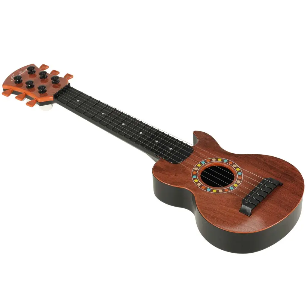 Gitara klasyczna dla dzieci drewniana 6 strun 18 cali 46,5cm - Zabawki