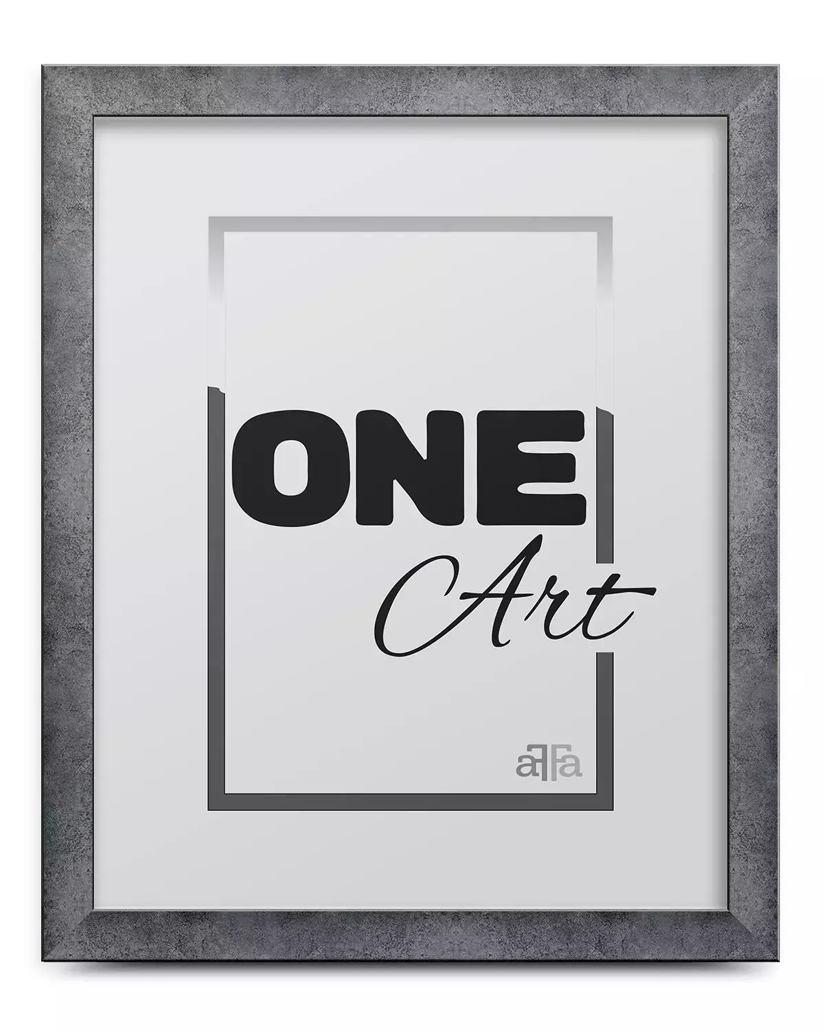 Ramka Hekla 29.7x42 cm, beton - Papiernicze i szkolne