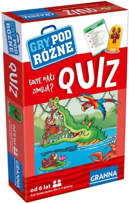 Quiz Gdzie raki zimują (gra podróżna) - Gry