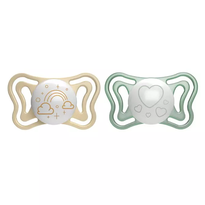 156351 SMOCZEK PHYSIO LIGHT SILIKONOWY 2-6 2SZT LUMI - Mama i dziecko