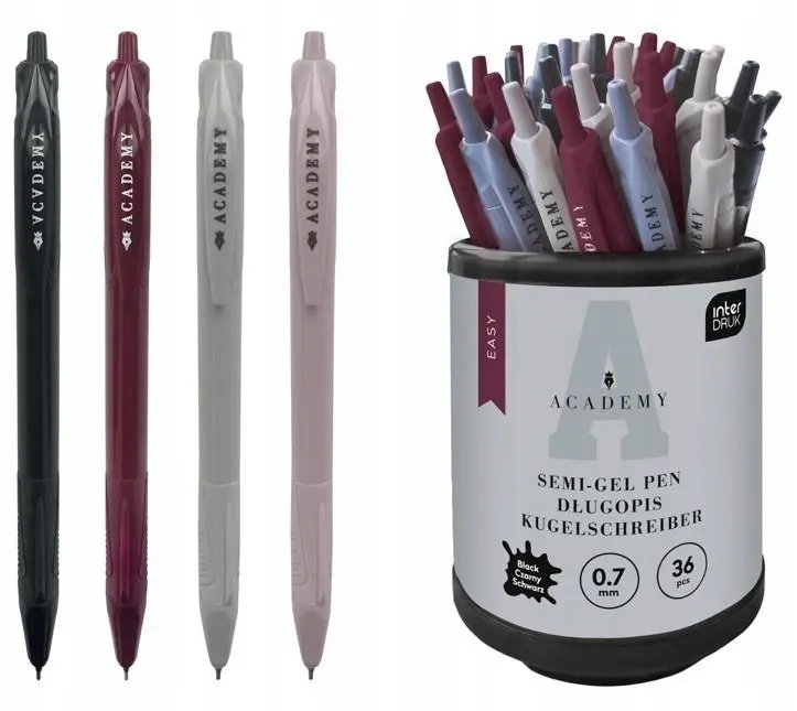 Długopis czarny Interdruk - Papiernicze i szkolne