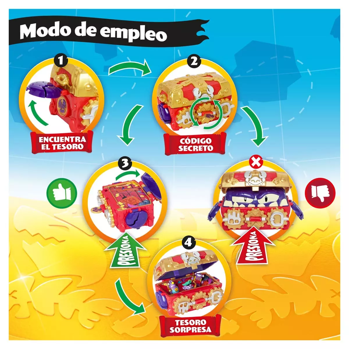 PIRATIX Monster Treasure Zestaw, figurka - Zabawki