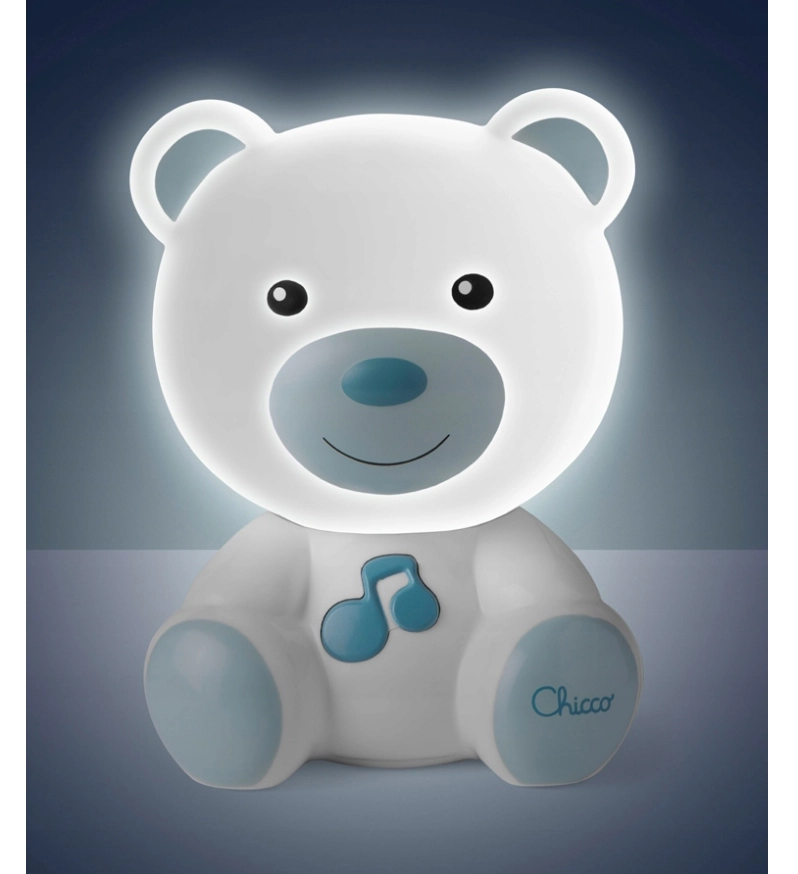 First Dreams. Nocna lampka Słodkie sny, niebieska - Mama i dziecko