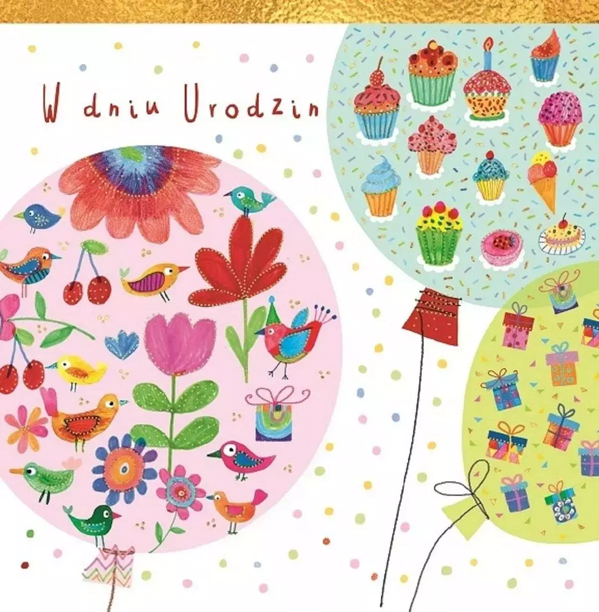 Karnet KW Balony Pattern - Papiernicze i szkolne