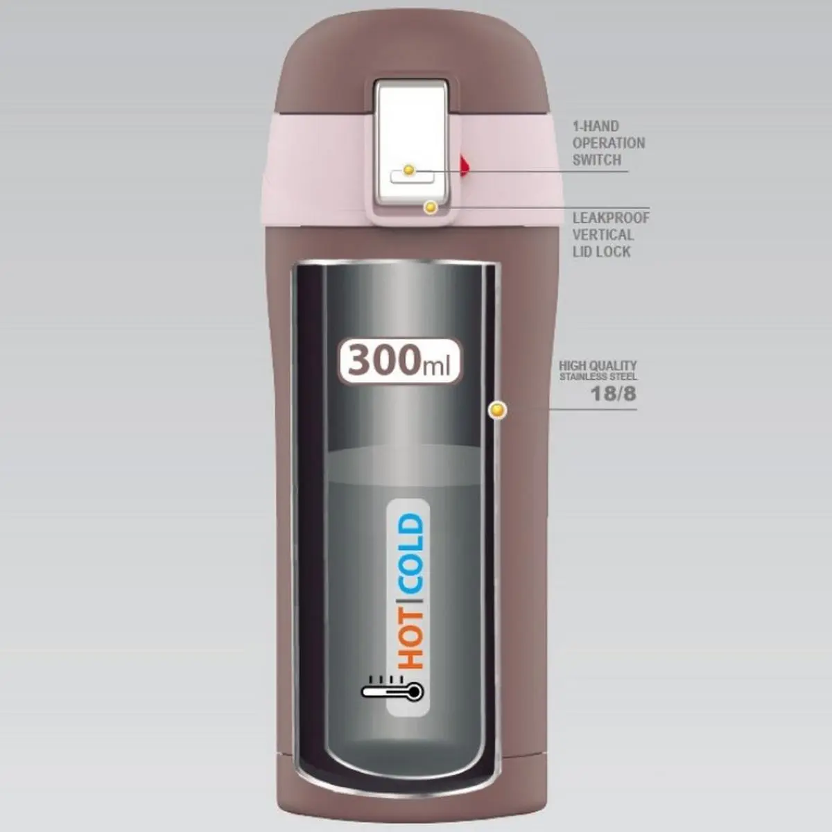 Kubek Termiczny 300 Ml "Snugly" Maestro - Elektronika i akcesoria