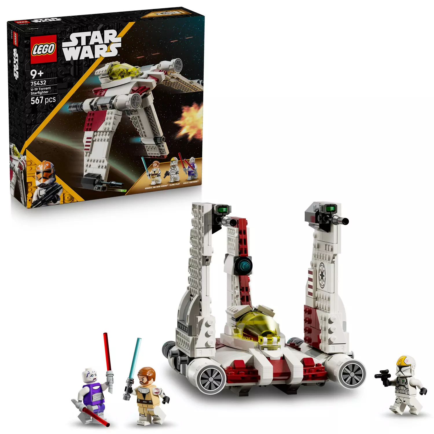 LEGO Star Wars™ Myśliwiec V-19 Torrent 75432 - Zabawki