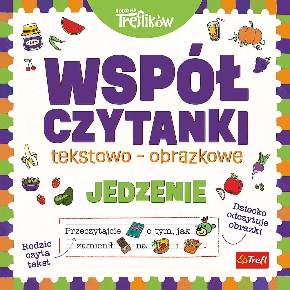 Rodzina Treflików. Współczytanki tekstowo-obrazkowe. Jedzenie - Książki