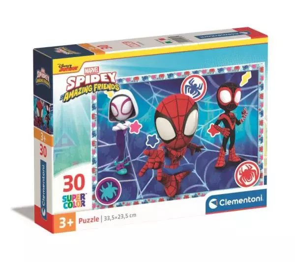 Puzzle 30 Super Kolor Spidey and His Amazing - Clementoni