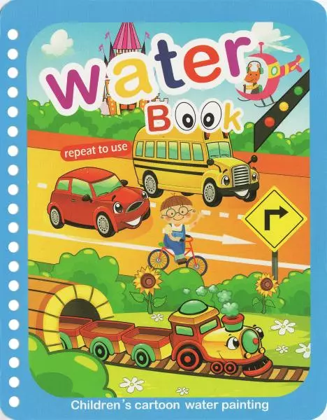 Magic book. Pojazdy. Malowanka wodna - Książki