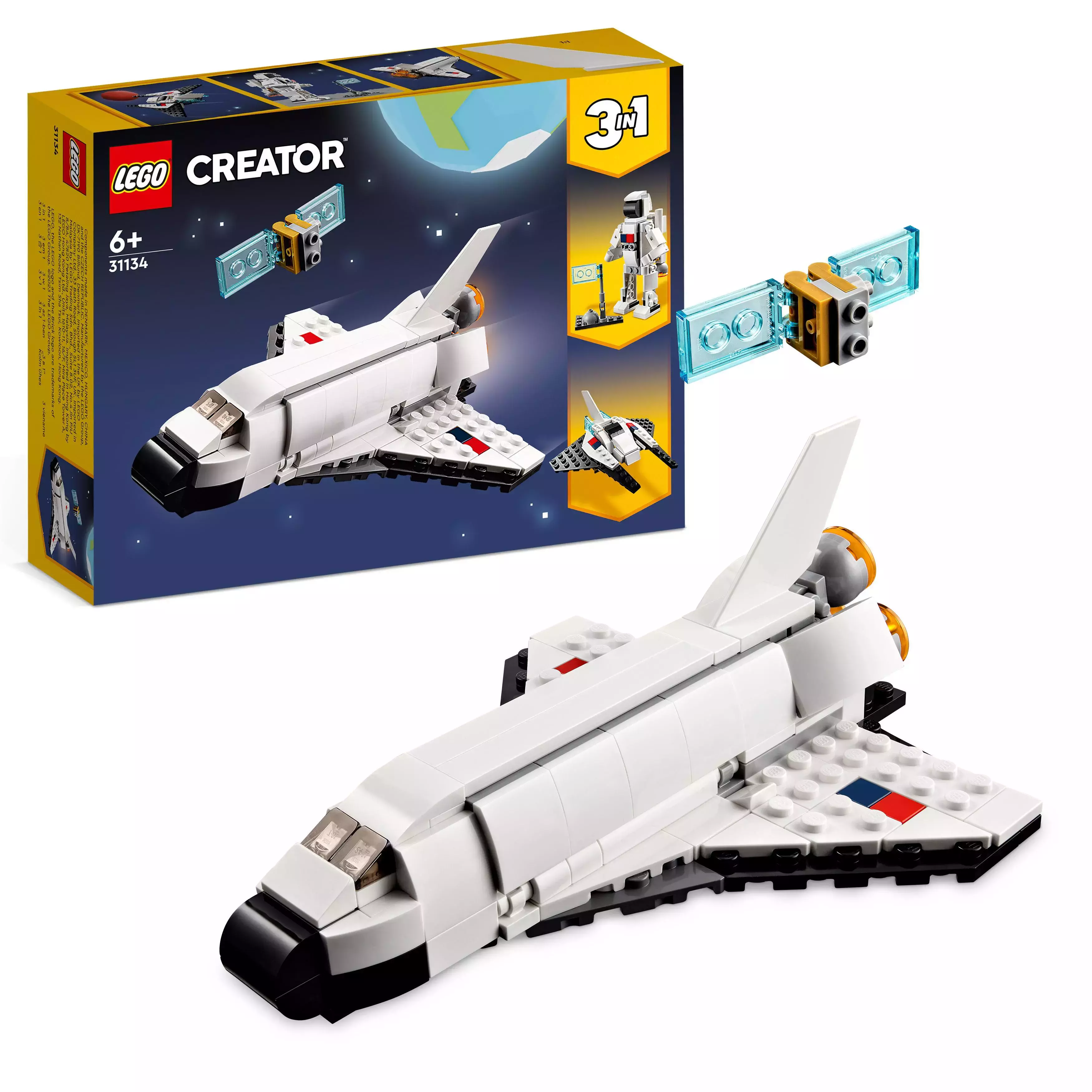 LEGO Creator 3 w 1 Prom kosmiczny 31134 - Zabawki