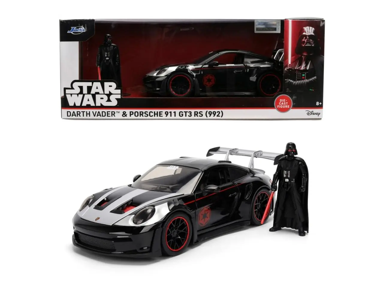 Jada Star Wars Porsche 911 GT3 1:24+fig - Zabawki